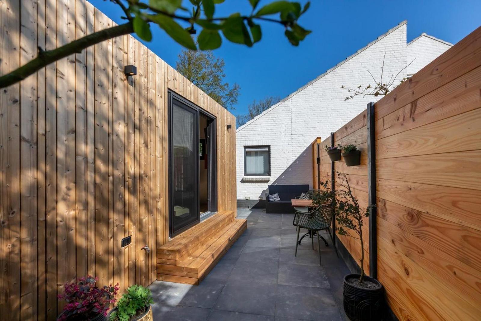 Tinyhouse La Mouette - D. Koddelaan 34, Zoutelande Villa Eksteriør bilde